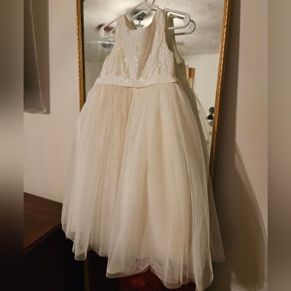 David's Bridal Flower Girl Dress